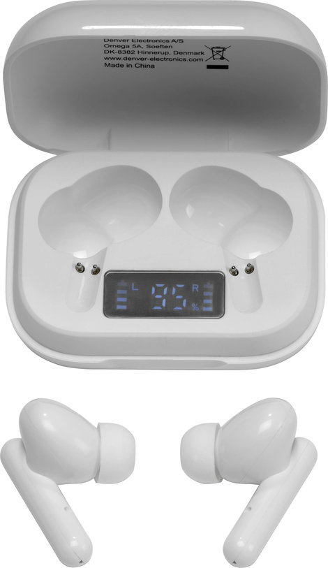 Denver TWE-38 In Ear fejhallgató Bluetooth® Fehér 6. kép