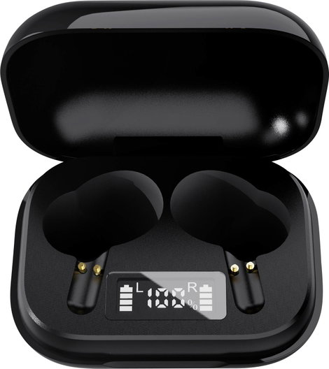 Denver TWE-38 In Ear fejhallgató Bluetooth® Fekete Elemtöltés kijelzés 3. kép