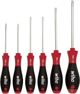 Lyukas torx csavarhúzó készlet, 6 részes, Wiha SoftFinish 24506
