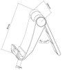 Reflecta Tabula Travel Tablet tartó Univerzális 17,8 cm (7) - 25,7 cm (10,1) 6. bélyegkép