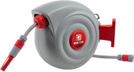 Holzmann Maschinen WSR15M WSR15M Kerti tömlő feltekercselő 15 m 1/2 coll Szürke, Piros 1 db