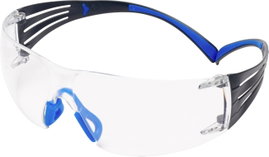 3M SF401SGAF-BLU Szemüveg felett hordható védőszemüveg Párásodás mentes Kék, Szürke EN 166, EN 170, 