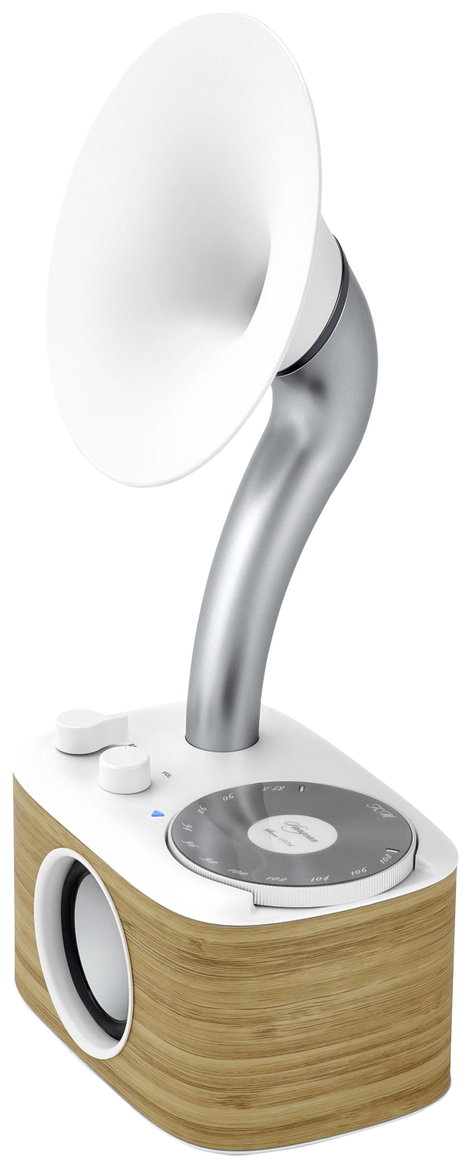 Sangean WR-45 White Asztali rádió URH AUX, Bluetooth® Újratölthető Fehér 3. kép