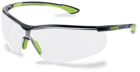 uvex sportstyle 9193265 Védőszemüveg UV-védelemmel Zöld, Fekete EN 166, EN 170 DIN 166, DIN 170
