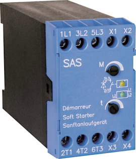 Peter Electronic SAS 3 20700.40003 Lágyindító Motorteljesítmény 400 V-nál 3.0 kW Motorteljesítmény 2