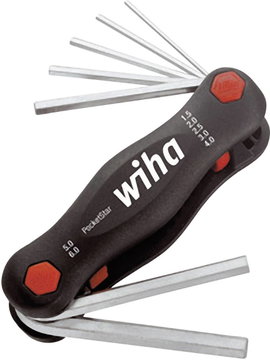 Hatlapú imbuszkulcs készlet, 7 részes, Wiha PocketStar 23035