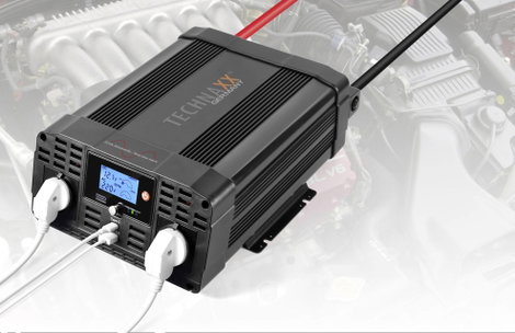 Technaxx Inverter TE22 12 V/DC - 230 V/AC 5. kép