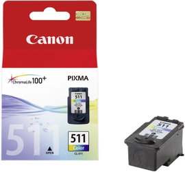 Canon Tinta CL-511 Eredeti Cián, Bíbor, Sárga 2972B001