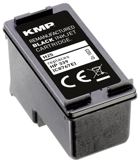 KMP Tinta helyettesíti HP 339, C8767E Kompatibilis Fekete H25 1023,4339 3. kép