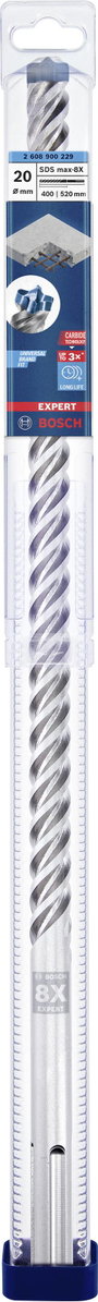 Bosch Accessories EXPERT SDS max-8X 2608900229 Kalapácsfúró 1 db 20.00 mm Teljes hossz 520 mm SDS-Ma 2. bélyegkép