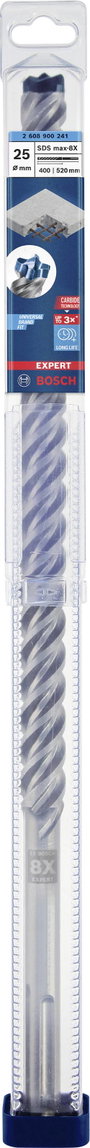 Bosch Accessories EXPERT SDS max-8X 2608900241 Kalapácsfúró 1 db 25.00 mm Teljes hossz 520 mm SDS-Ma 2. bélyegkép