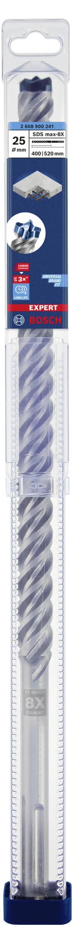 Bosch Accessories EXPERT SDS max-8X 2608900241 Kalapácsfúró 1 db 25.00 mm Teljes hossz 520 mm SDS-Ma 3. kép