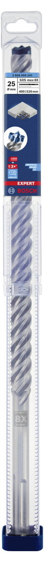 Bosch Accessories EXPERT SDS max-8X 2608900241 Kalapácsfúró 1 db 25.00 mm Teljes hossz 520 mm SDS-Ma 3. bélyegkép