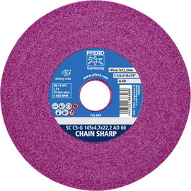 PFERD 33100002 SC CS-G 145x4,7x22,2 AD 60J7V Csiszolókorong Ø 145 mm Furat átmérő 22.2 mm 1 db