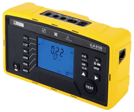 Chauvin Arnoux C.A 6133 Telepítés teszter VDE szabvány 0100 4. kép