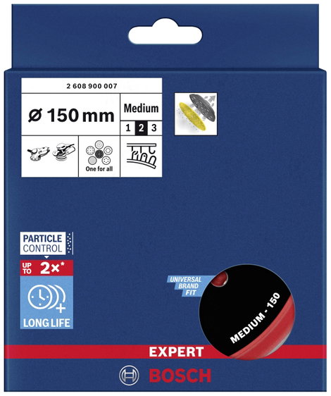 Többlyukú univerzális tartólemez, 150 mm, Bosch Accessories 2608900007 2. kép