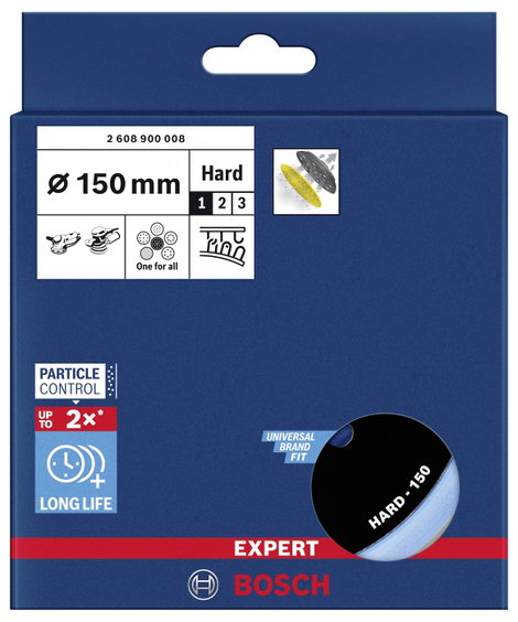 Bosch Accessories 2608900008 EXPERT Multihole univerzális hátlap, 150 mm, kemény Ø 150 mm 3. kép
